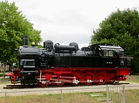 Loc 49 in Gennep, lag aan een internationale spoorverbinding