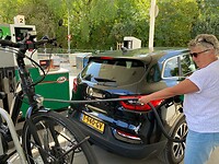Op weg naar Frankrijk tanken in België