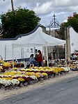 Allerzielen komt eraan , veel bloemen voor de graven