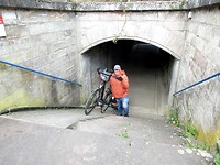 Fietstocht met hindernissen