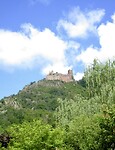 Hoog boven Ribeauvillé Chateau Saint Ulrich