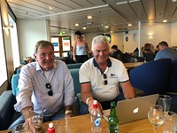 In de lounch