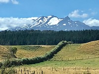 De berg Ruapehu