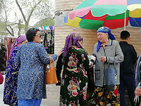 bezoekers Bukhara