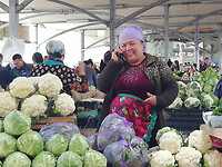 marktkoopvrouw Tashkent