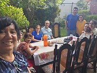 Familie barbecue/Carne asada familiar.