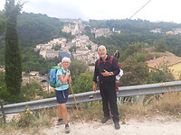 Tussen Poggio Bustone en Rieti