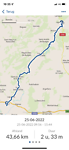 Dagroute 25 juni