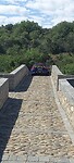 Chapelle St. Etienne, brug met politie auto, heeeel krap 😂