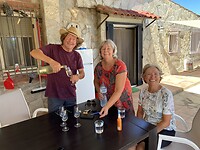 Ontvangst bij Erik en Marion