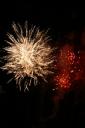 Vuurwerk opening nieuwe supermarkt