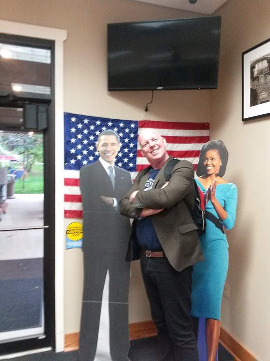 Machiel meets Obama