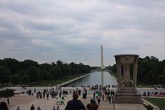 vanaf Lincoln memorial