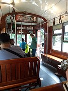 in de tram