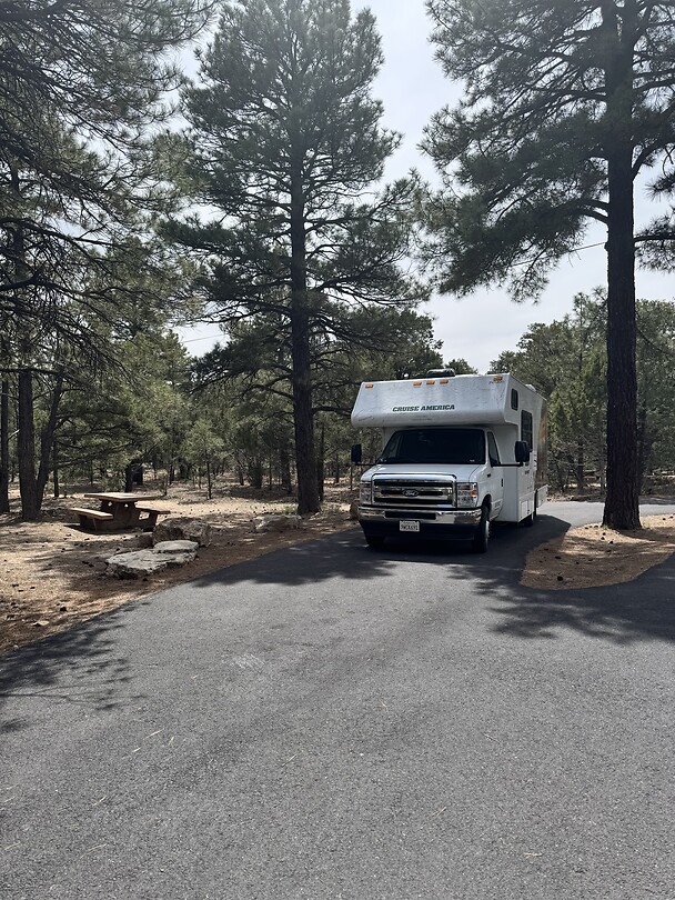 Ons plekje op Mather Campground