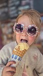 Lekker ijsje eten in Oatman
