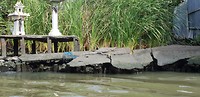 Varaan bij de Klongs in Bangkok