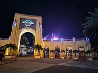 Universal studios bij avond