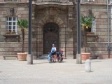 Tegen over de dom in Speyer
