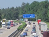 Met fiets zicht op de A5 waar we normaal rijden richting Zwitserland en Italie