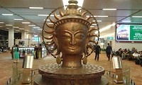 op vliegveld delhi