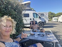 Even relaxen in de schaduw