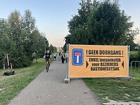 Festival alleen toegang voor