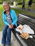 Broodje in het park