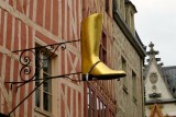 gouden laars in rue de l'horloge