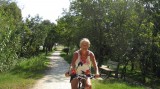 op de dijk langs de Muga