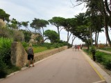 aan de wandel in Sant Marti d'Empuries