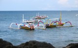 bootjes bij Sanur