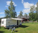 ons plekje op de Gjestenett camping