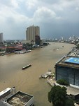 Uitzicht vanaf de hotelkamer Bangkok