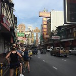Fietsen in Bangkok