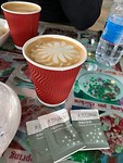 Geen Starbucks maar wel lekkere koffie..