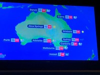 Temperaturen in Australië