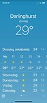 De temperatuur vanmorgen .. werd uiteindelijk 34 graden