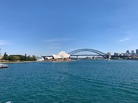 Het uitzicht vanaf Mrs. Macquarie Point