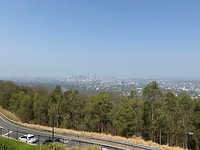 Uitzicht op Brisbane vanaf Mt Coot-Tha
