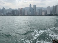 Zicht op Hong Kong Island