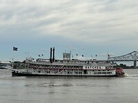 Radar Boot op de Mississippi Rivier