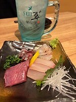 Sashimi met Japanse Gin