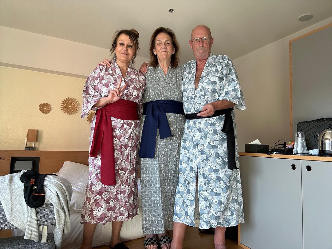 Allen in de Yukata