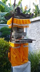 Altaar in de tuin van onze villa
