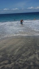 white stand beach