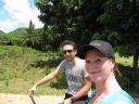 Fietsen buiten Kanchanaburi