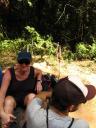 In de pick-up naar Bokor Hill