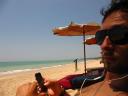 beach bumming