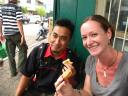 mini-pannekoeken met Harry in Cianjur